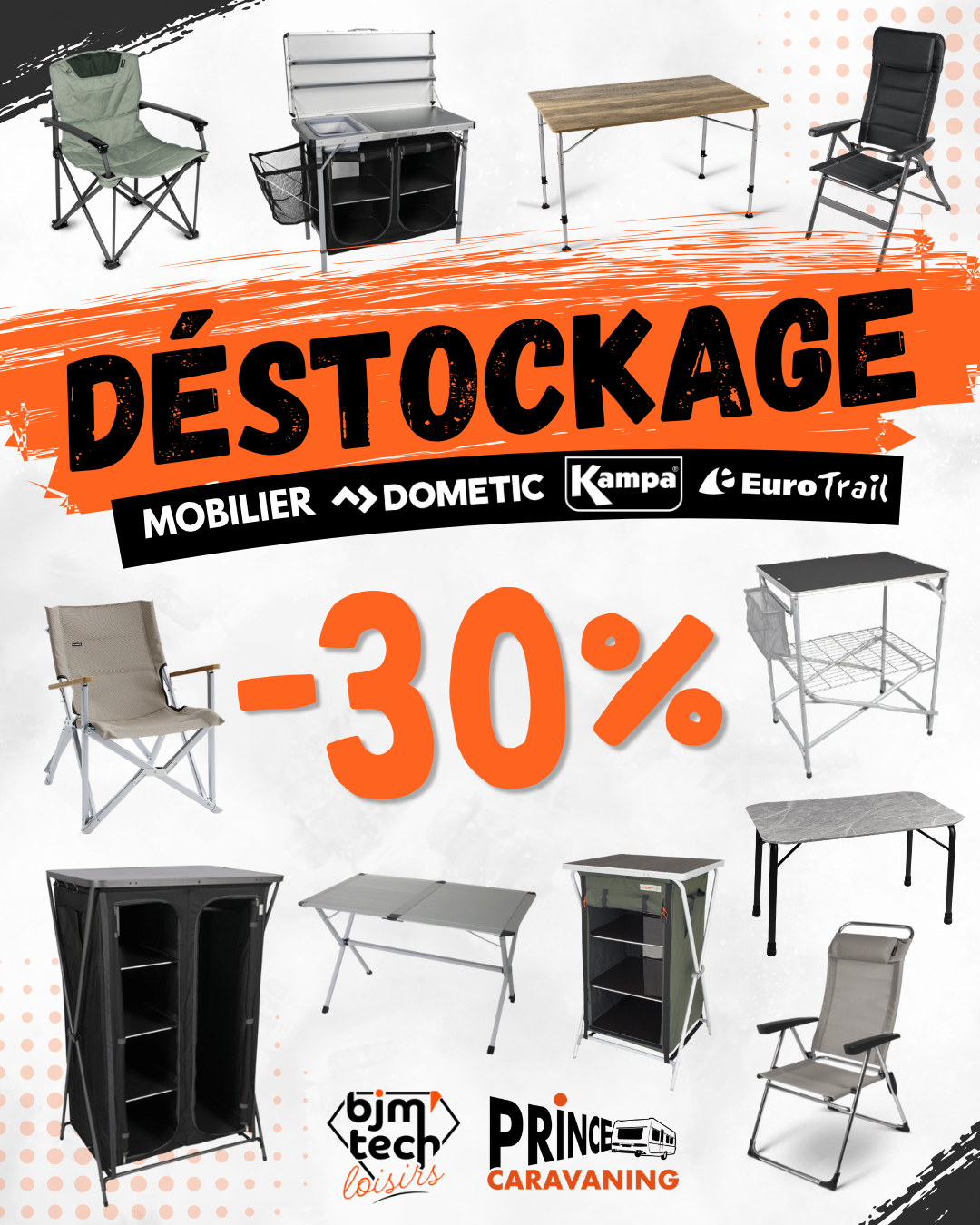 Déstockage mobilier BJM'Tech Loisirs